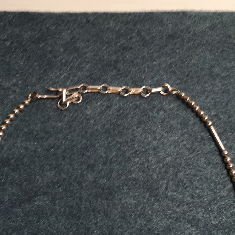 Sterling and turquoise necklace - Picture 3 of 5